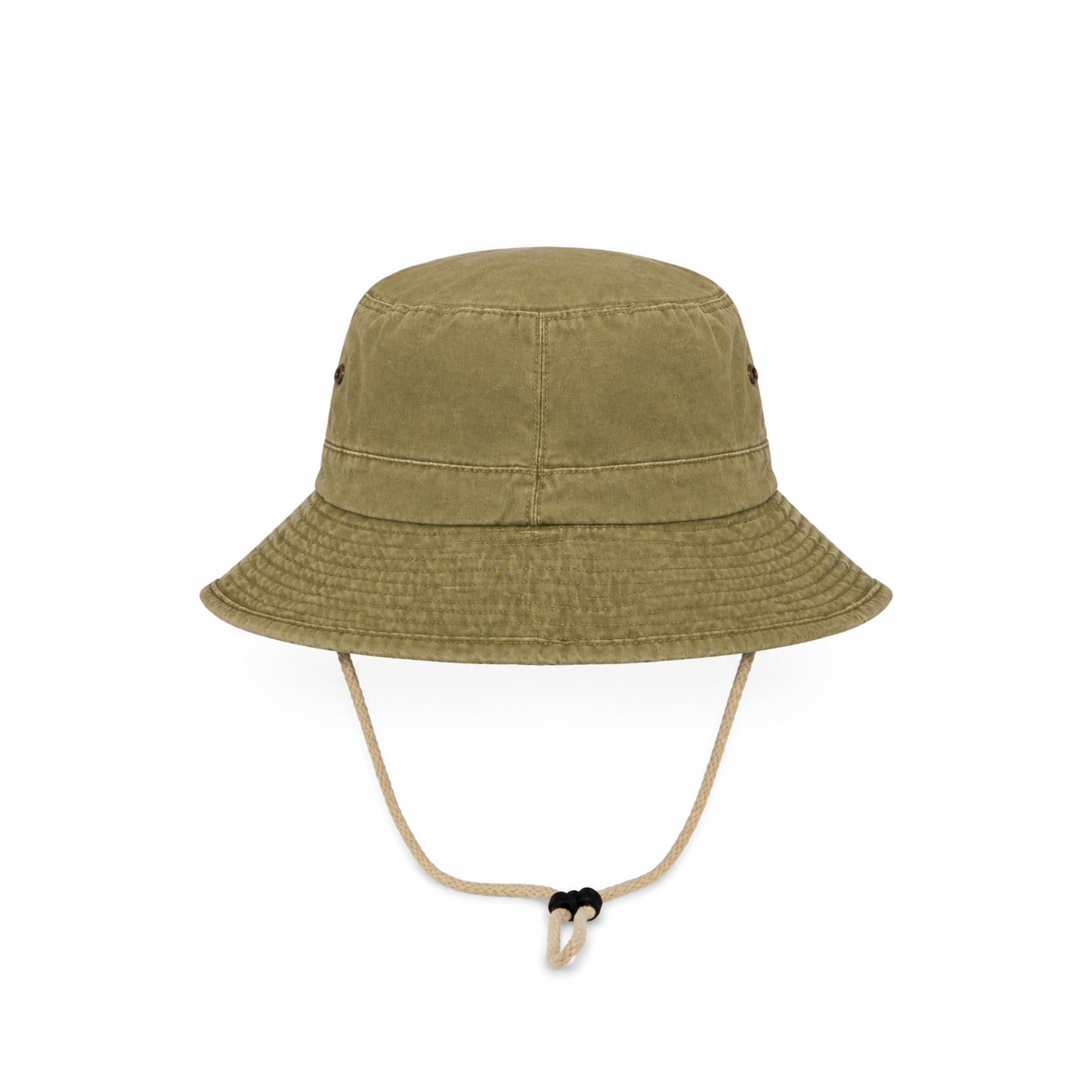 Minimal Olive Fisherman Bucket Hat