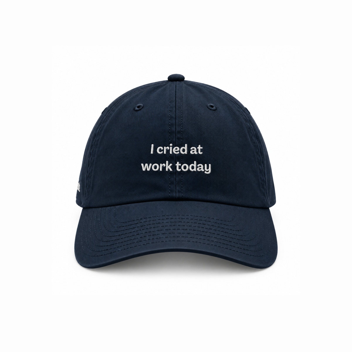 I cried at work today
