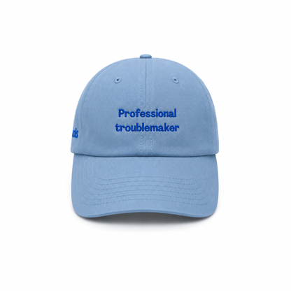 'Professional troublemaker' Kids Cap